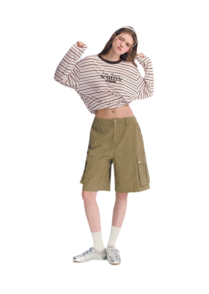Washed Cargo Shorts