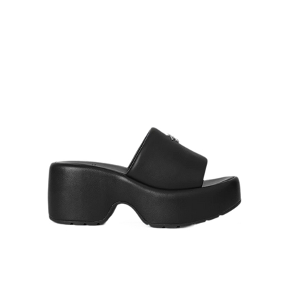 Leather High Heel Sandals