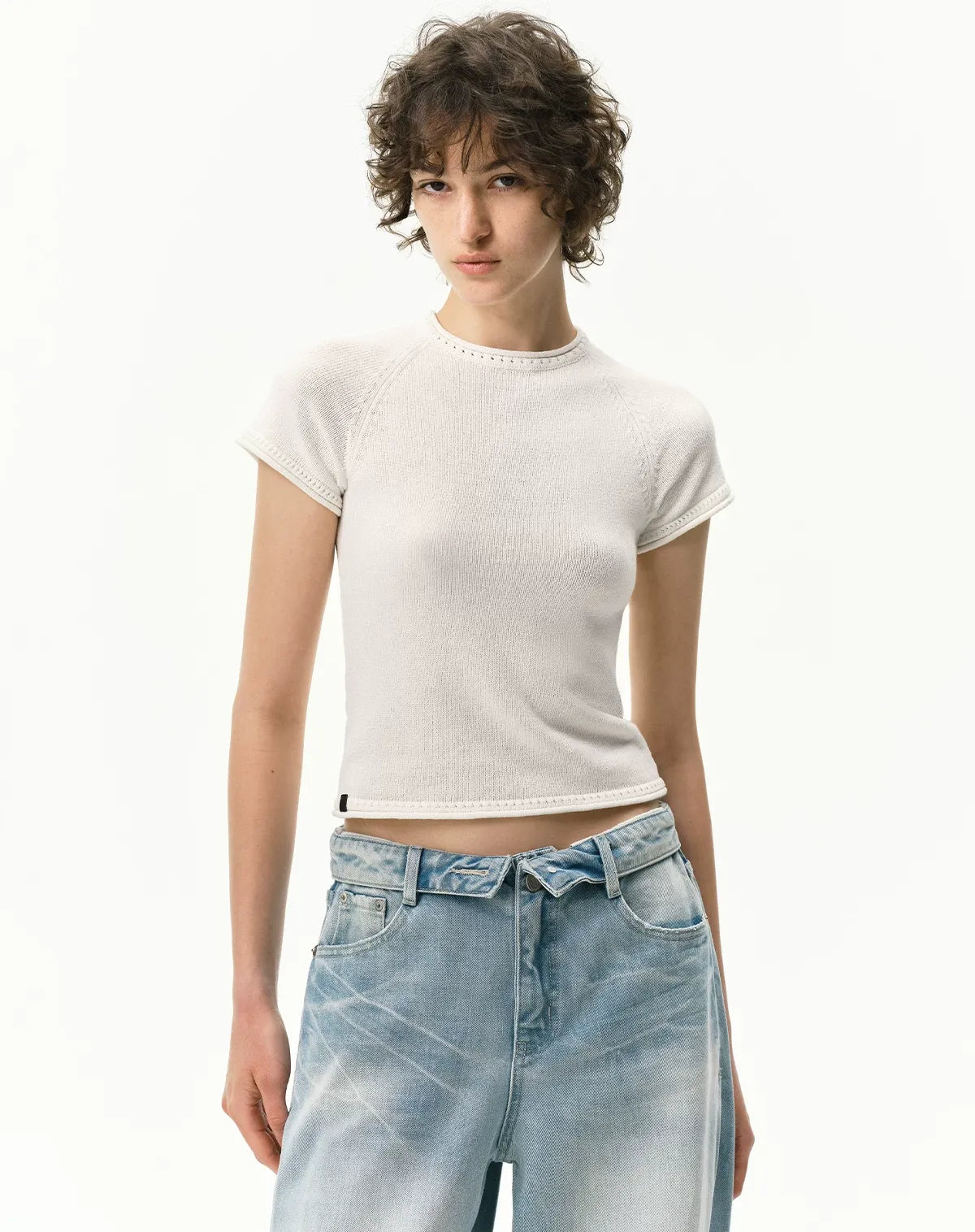 Linen Knit T-Shirt