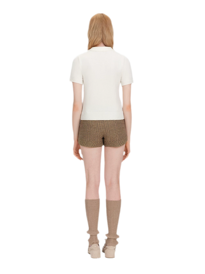 Polo Knit Short Sleeve Tee