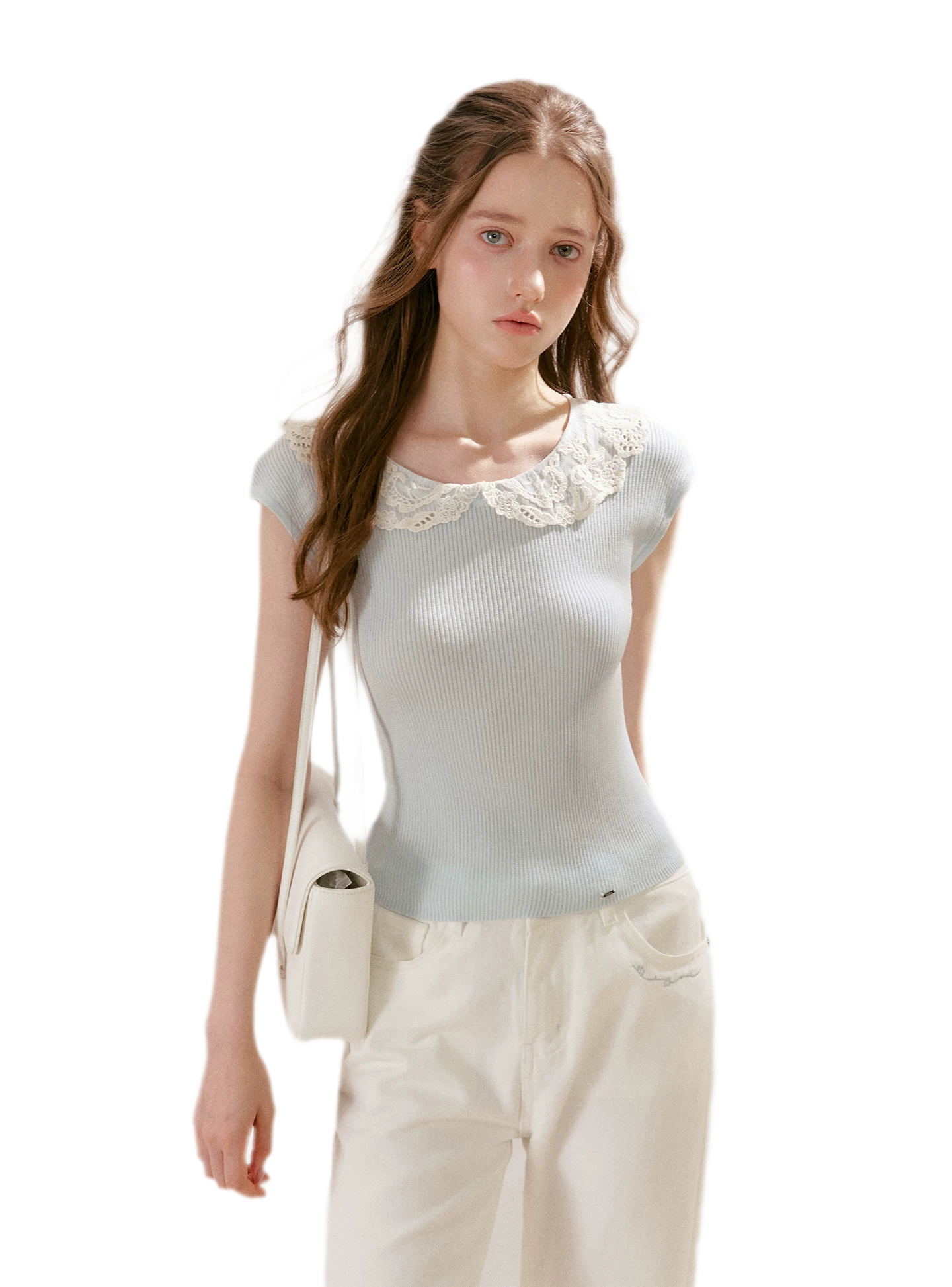 Lace Collar Tee