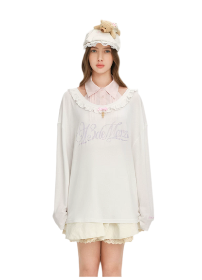 Floral Reversible Knit T‑Shirt