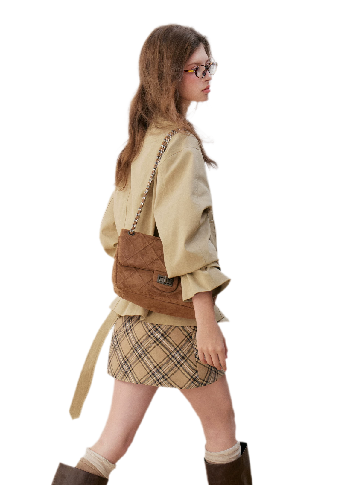 Áo trench cotton hai hàng khuy