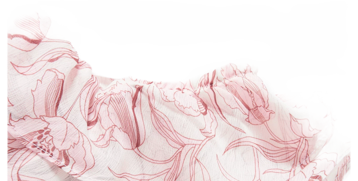 Ruffled Boned Bustier Top