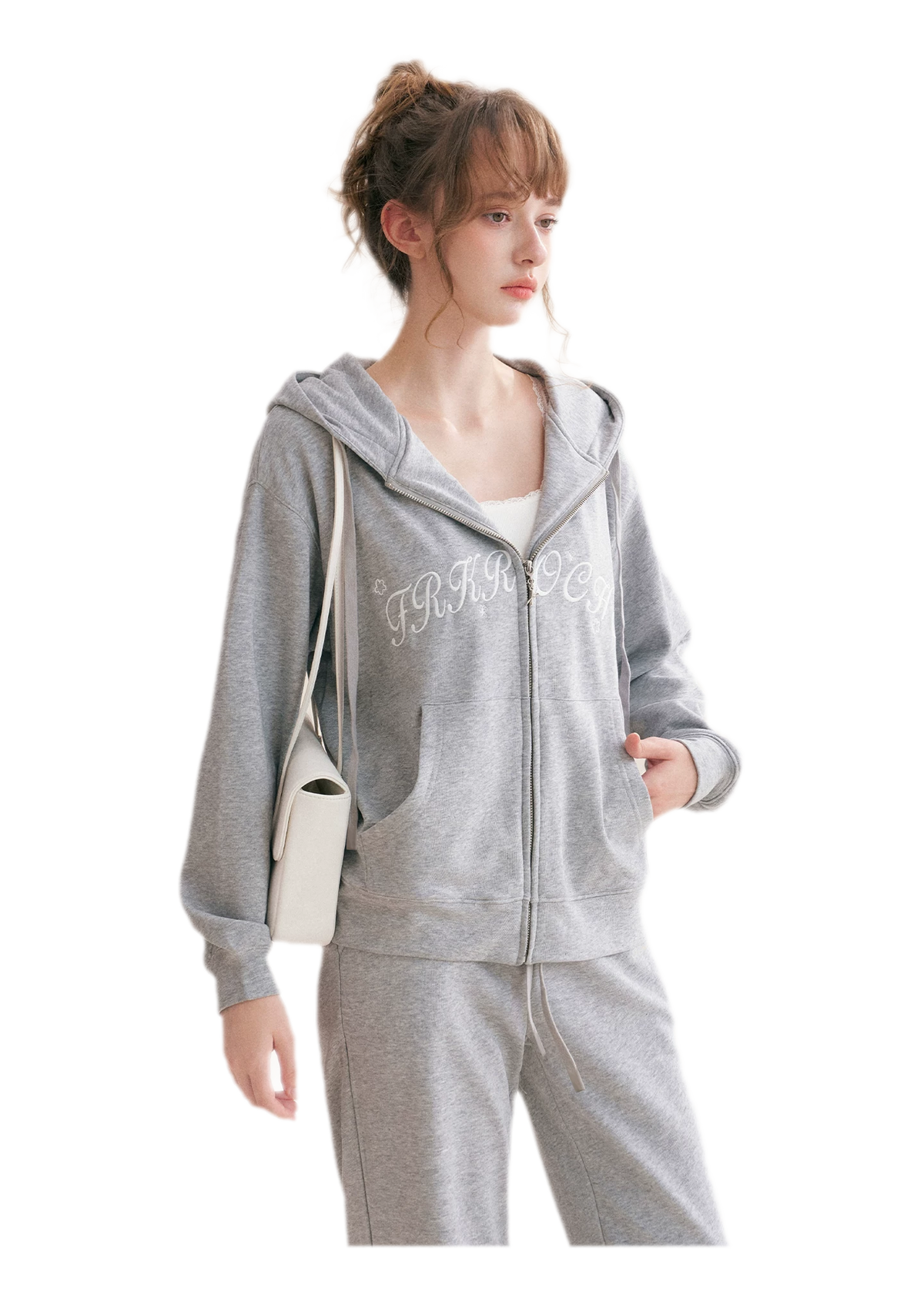 Cotton Hooded Tracksuit Set
