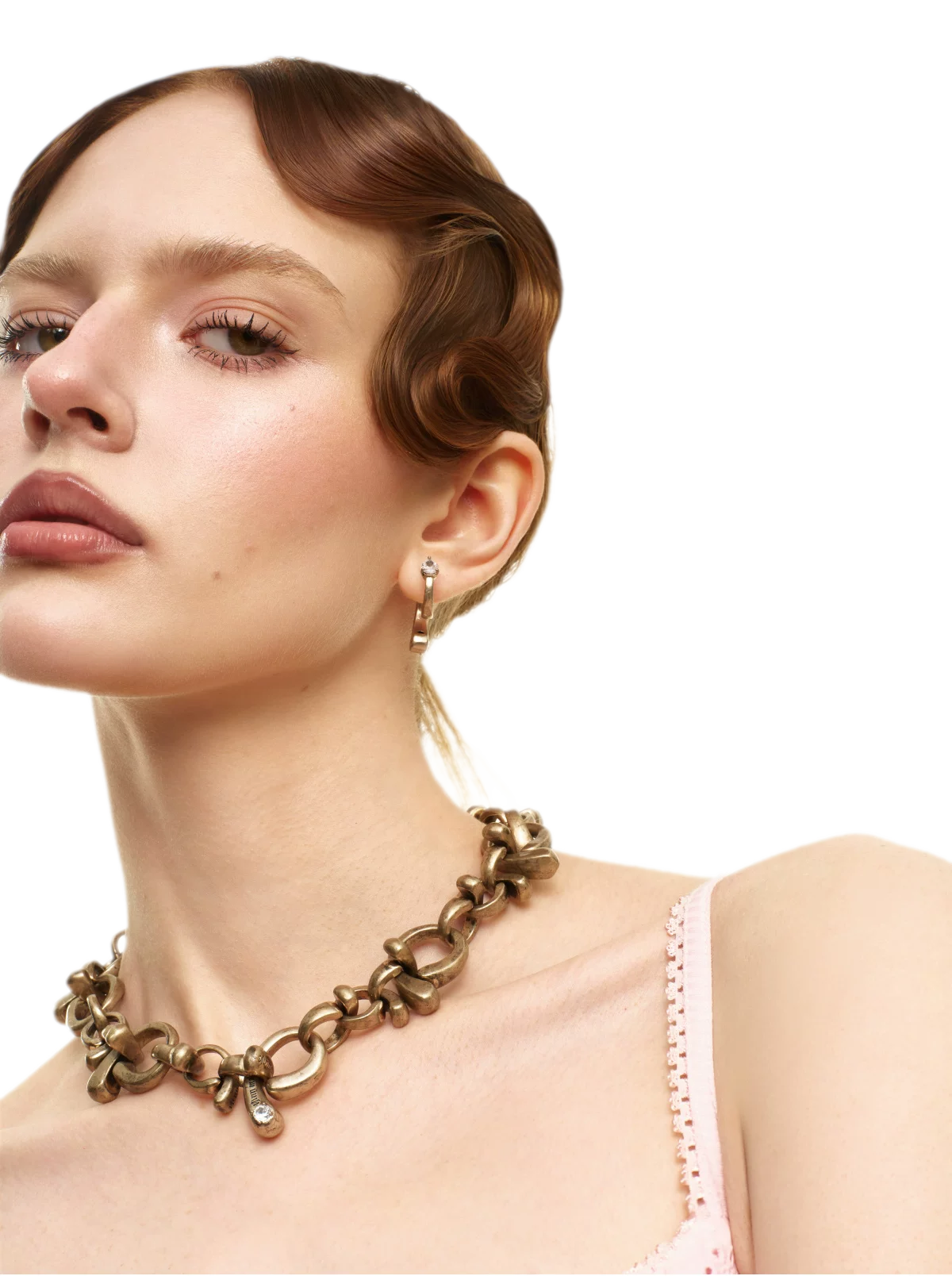 Vintage Bow Choker Necklace