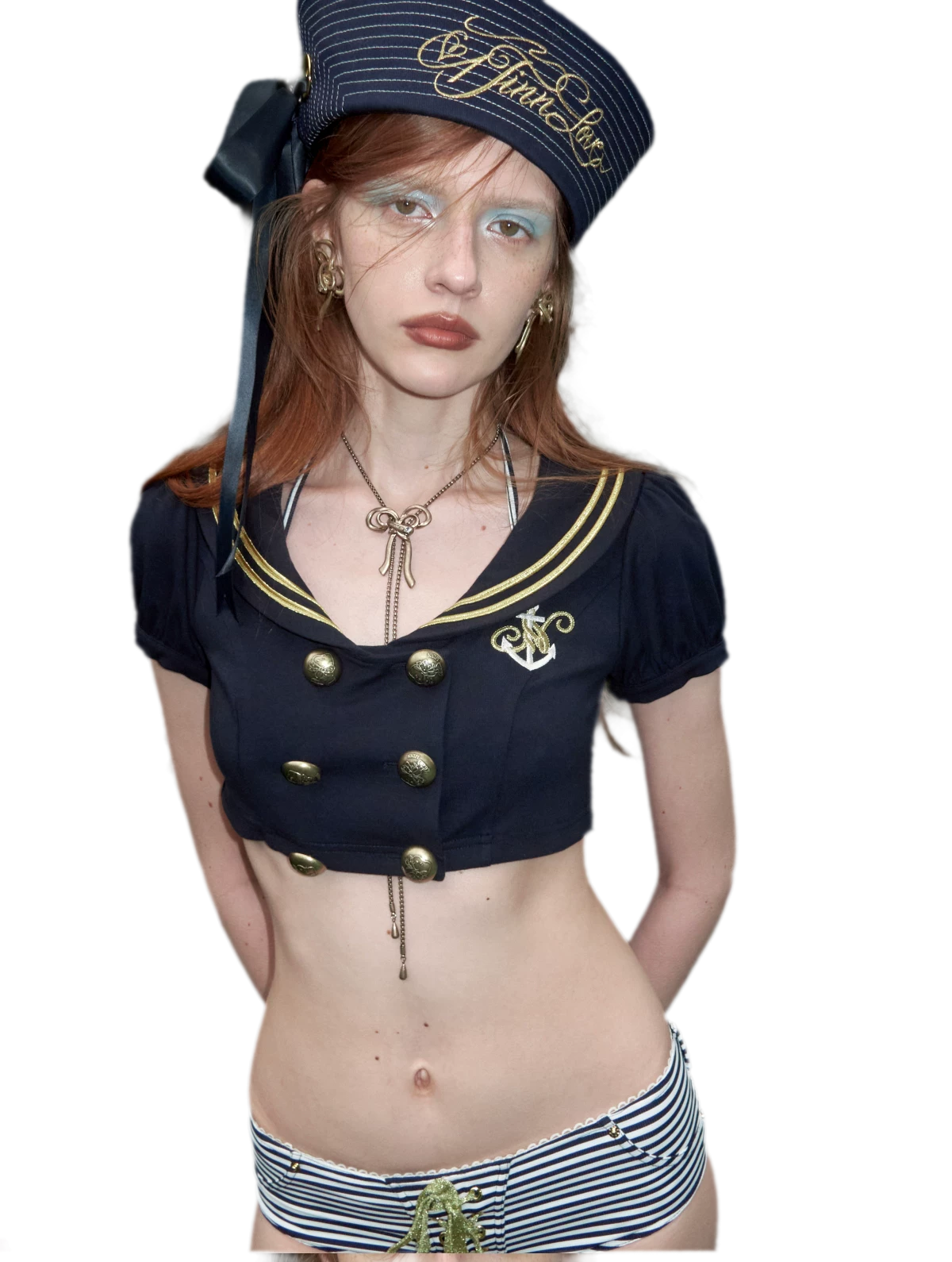 Navy Style Three-Piece Set