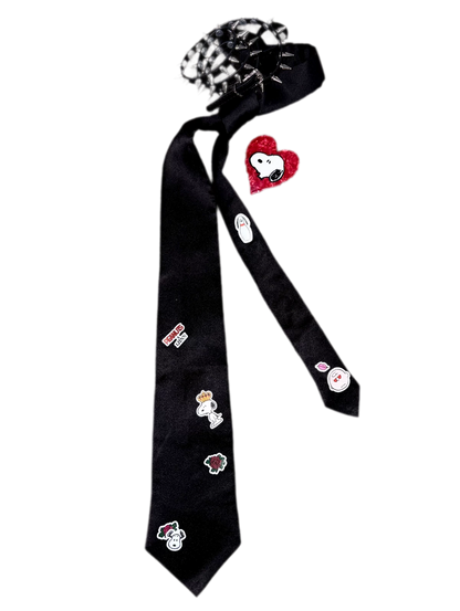 Glossy Printed Formal Tie