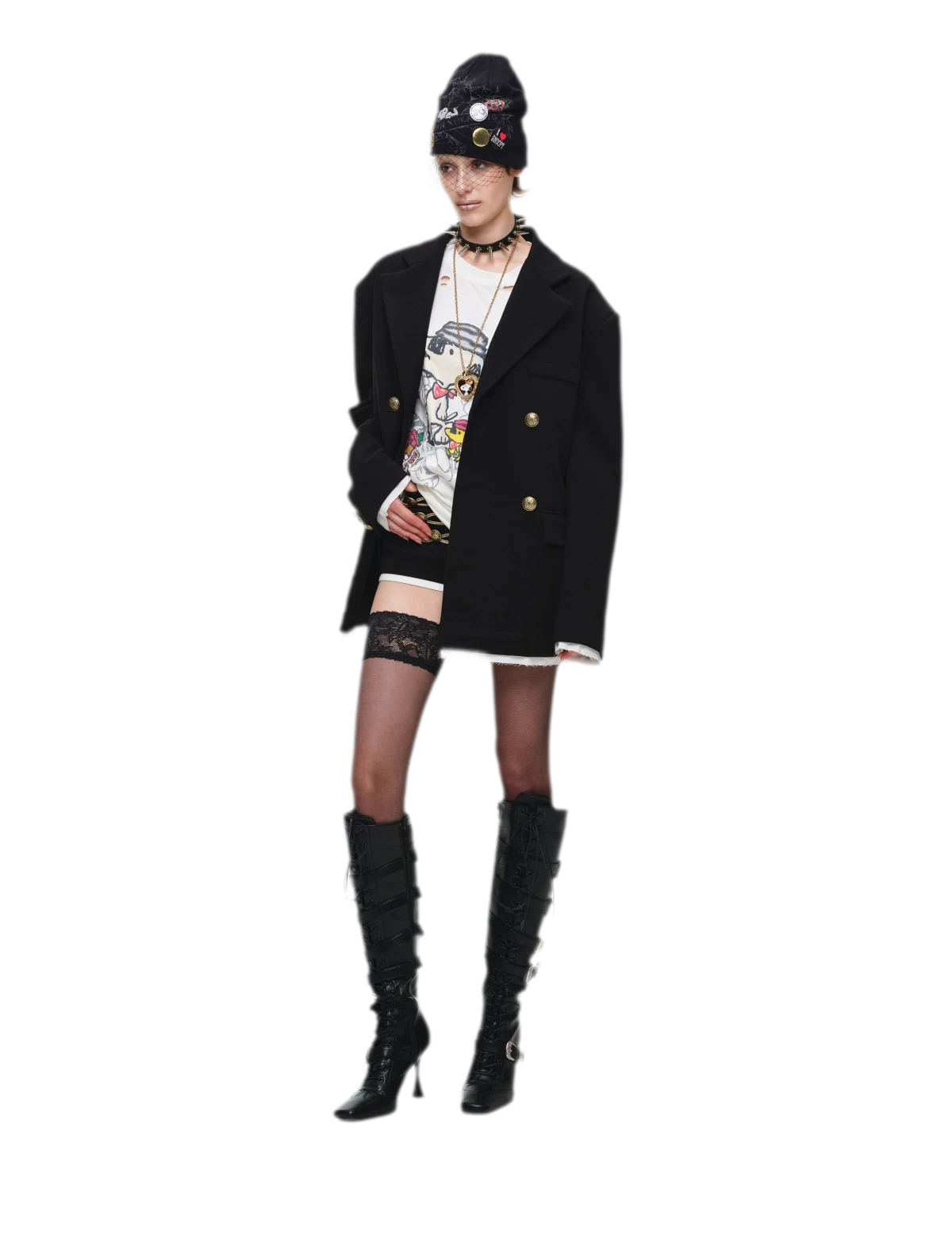 Oversized Faux Layer Blazer