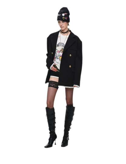 Oversized Faux Layer Blazer