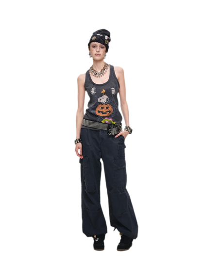 Washed Cargo Pants