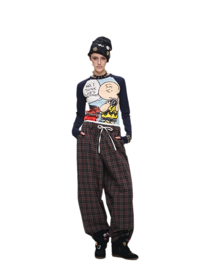 Contrast Raglan Graphic T-Shirt