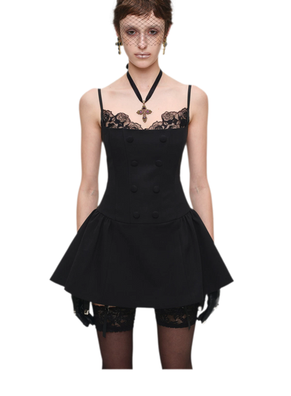 Lace Boned Cami Dress