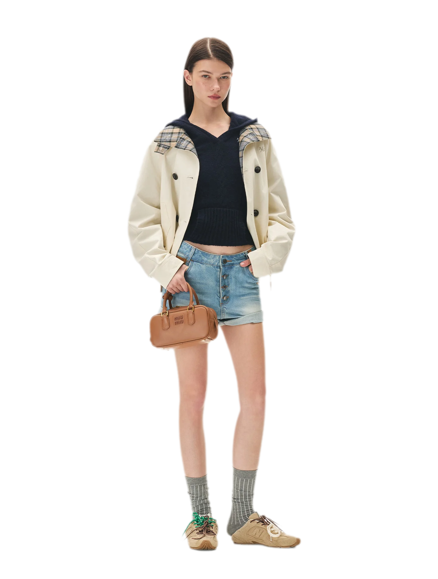 Yarn-Dyed Plaid Reversible Jacket