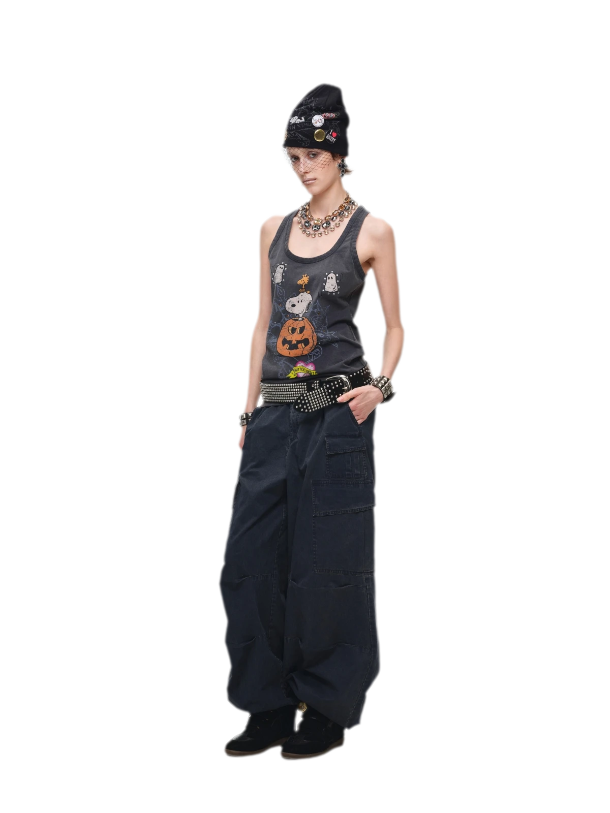 Washed Cargo Pants