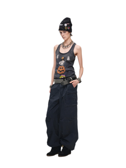 Washed Cargo Pants