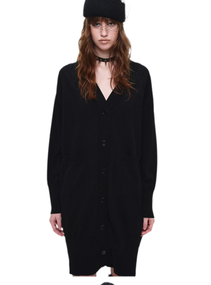 Burnout Frame Knit Cardigan