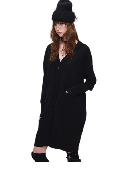 Burnout Frame Knit Cardigan
