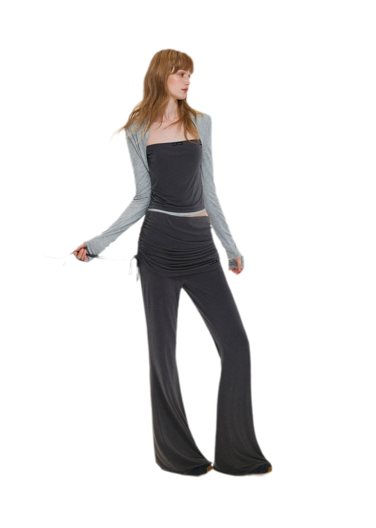 Stretch-Kontrast-Lagenhosen-Set