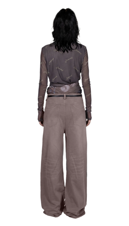 Mesh Turtleneck Top