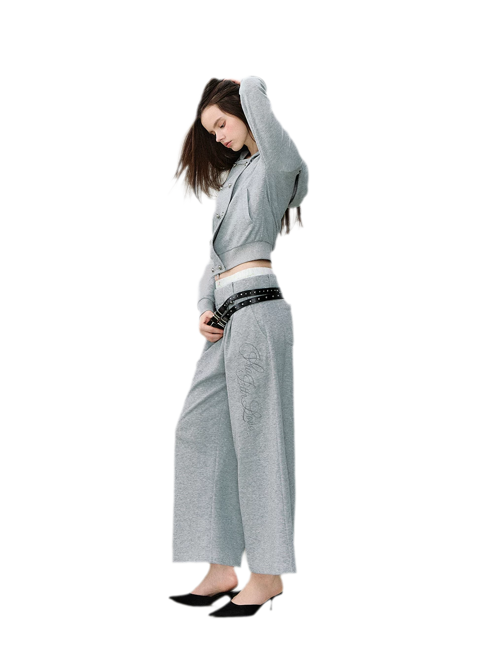 Hooded Knit Set