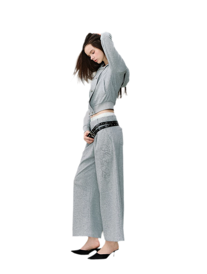 Hooded Knit Set