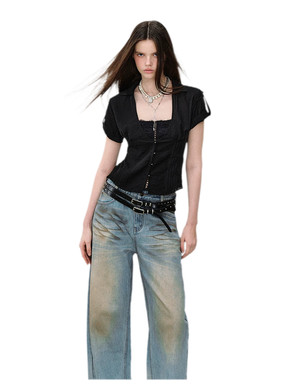 Lace Layered Shirt