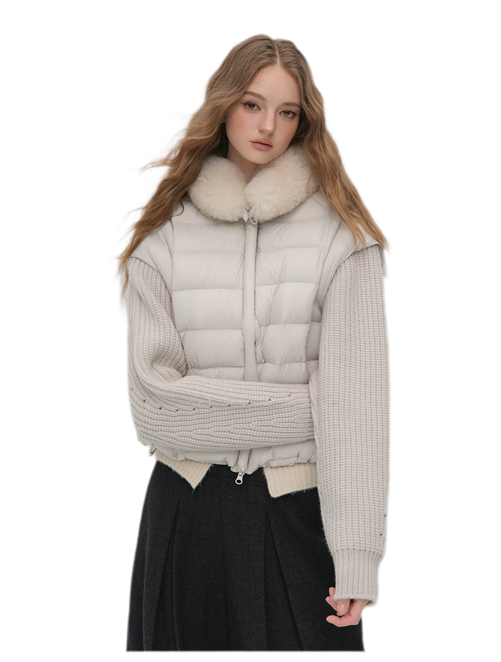 Detachable Sleeve Down Vest