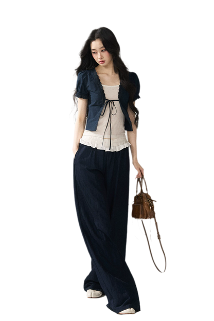 Floral Camisole Lace Cardigan
