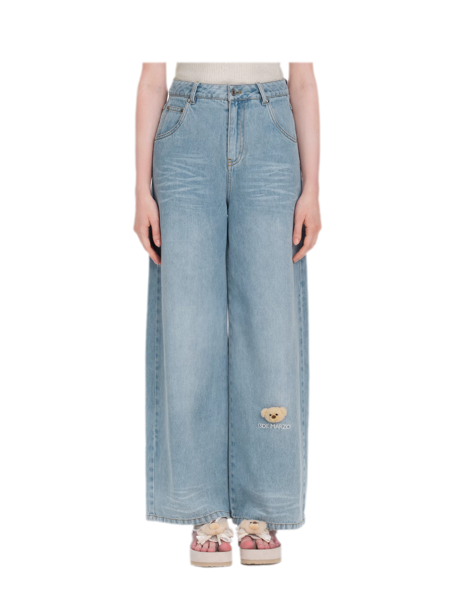 Bear Base Wide Jeans