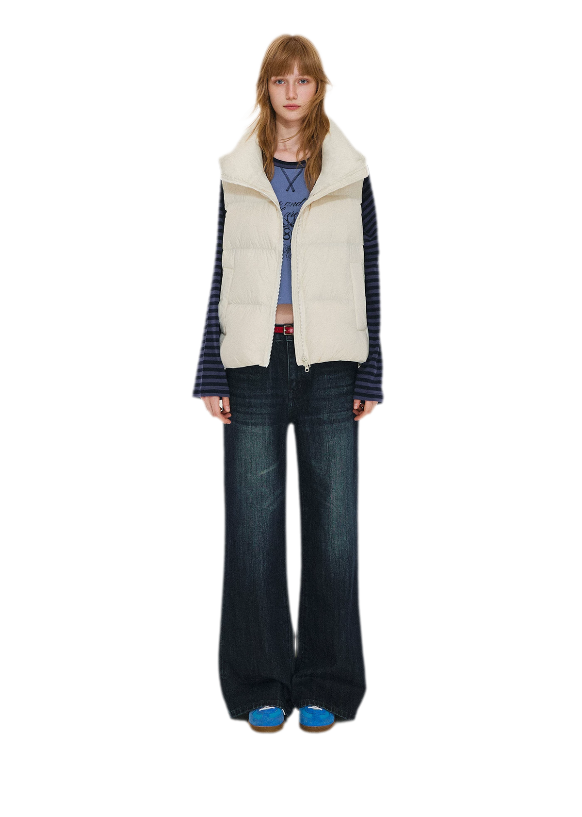 Lightweight Stand Collar Down Vest