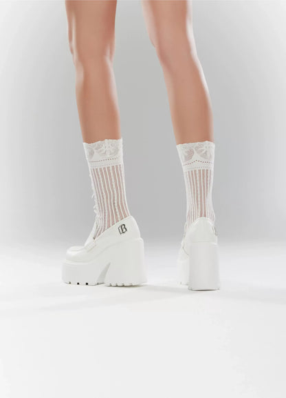Chunky Platform Slip-On Loafers