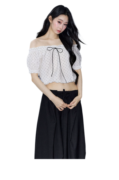 Polka Dot Bow Set