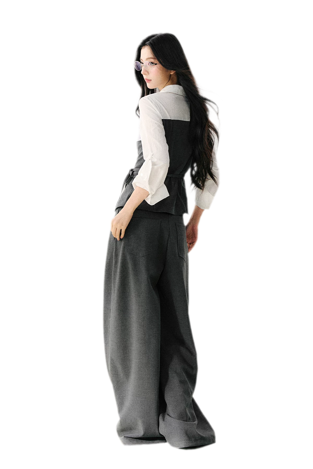 Minimal High Waist Trousers