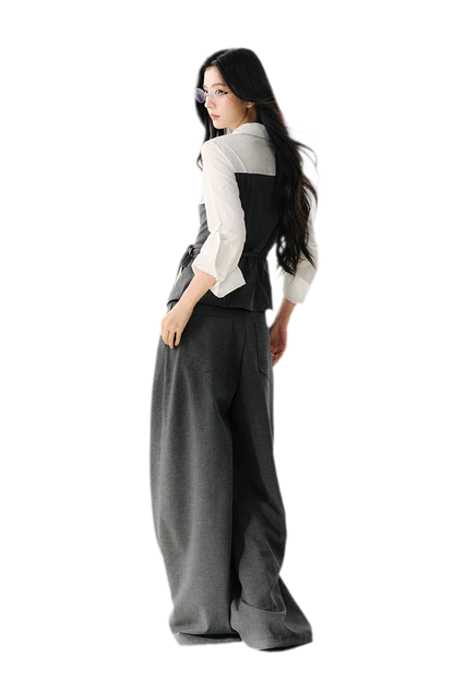Minimal High Waist Trousers