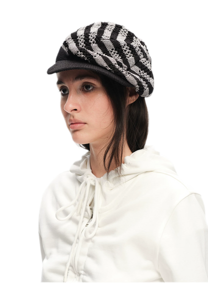 Washi Knit Short Brim Hat