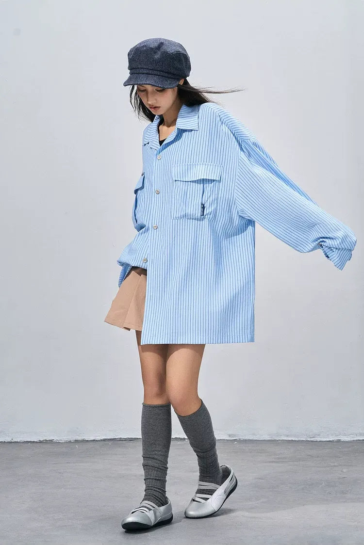 Vintage Striped Relaxed Shirt