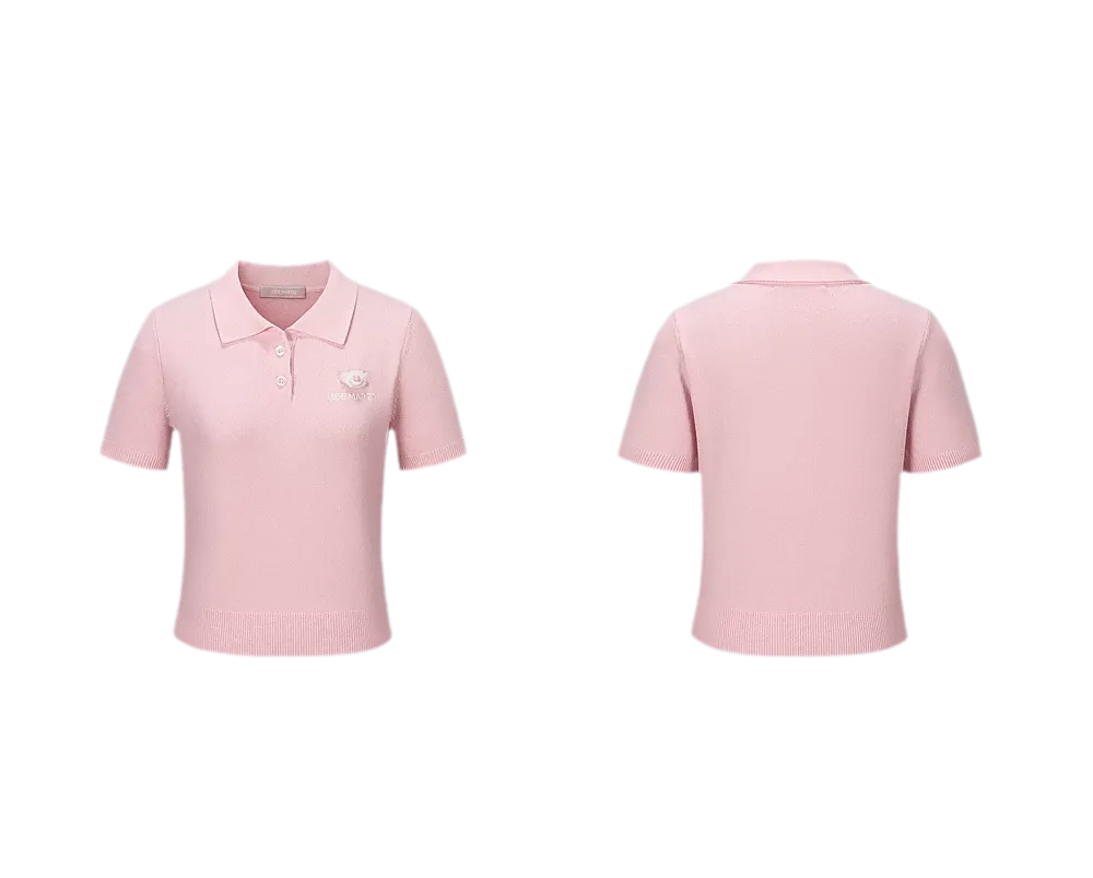 Polo Knit Short Sleeve Tee
