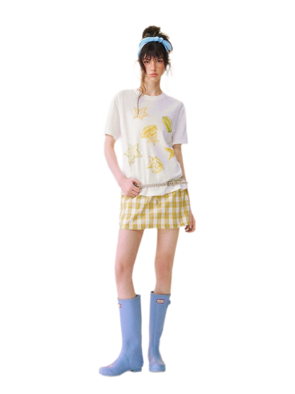 Starfruit Print T-Shirt