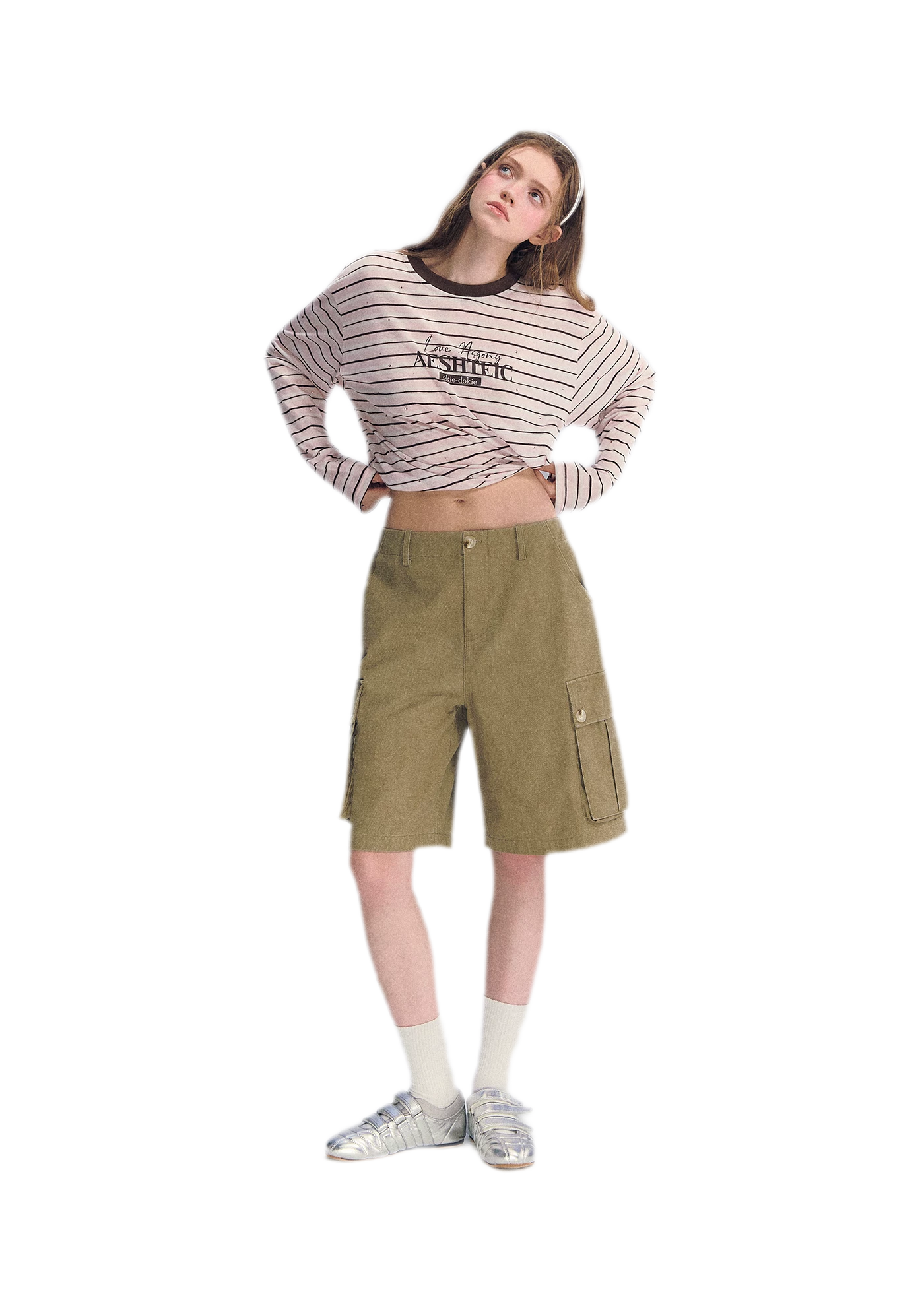Washed Cargo Shorts