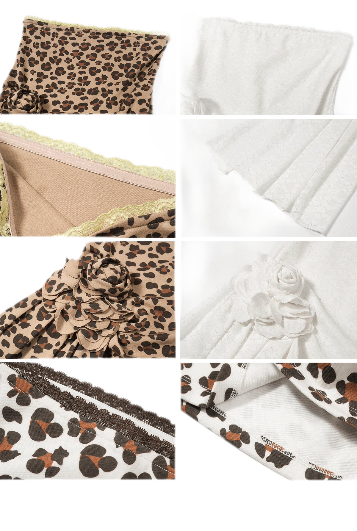 Leopard Lace Backless Cami