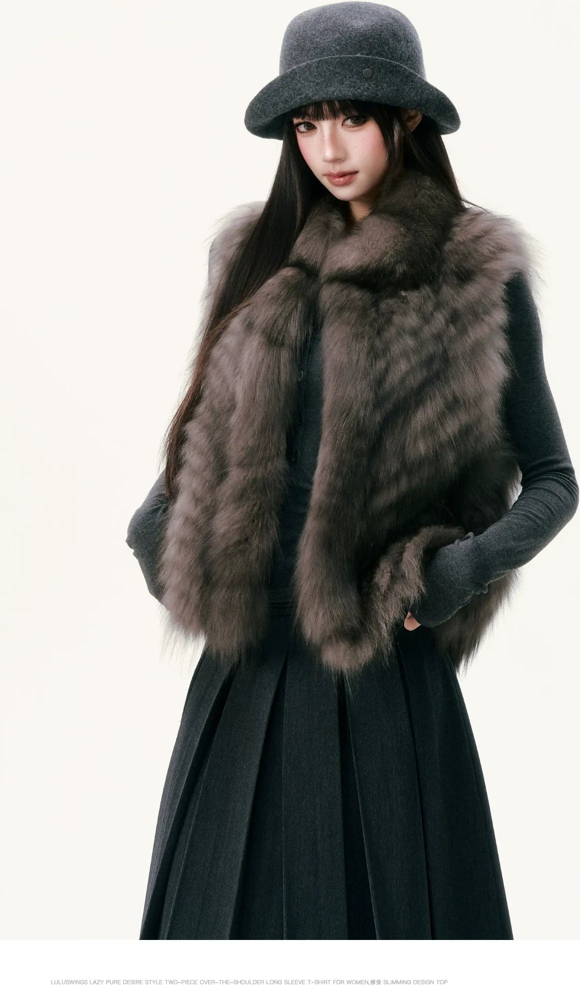 Finnish Fox Fur Vest — 갤러리에서 이미지 8번 불러오기