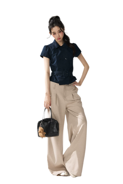 Blazer Inspired Waist T-shirt