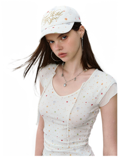 Printed Mesh T-Shirt
