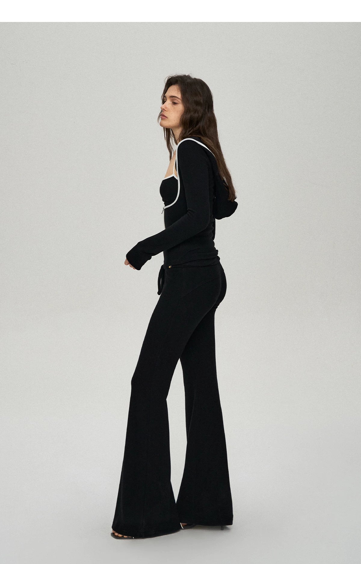 Soft Viscose Blend Three-Piece Set: Cardigan, Camisole &amp;