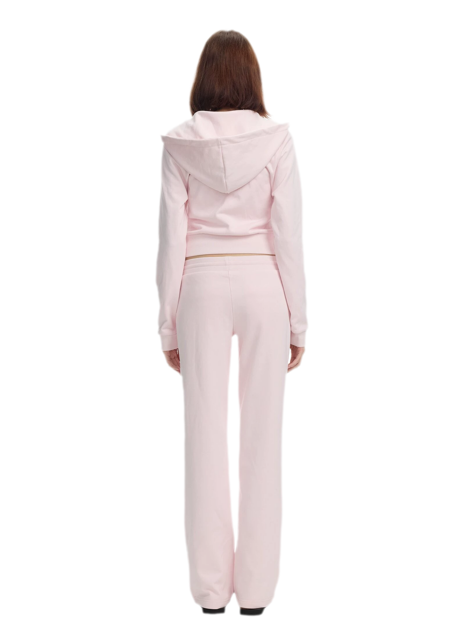 Washed Ribbed Low-Rise Sweatpants