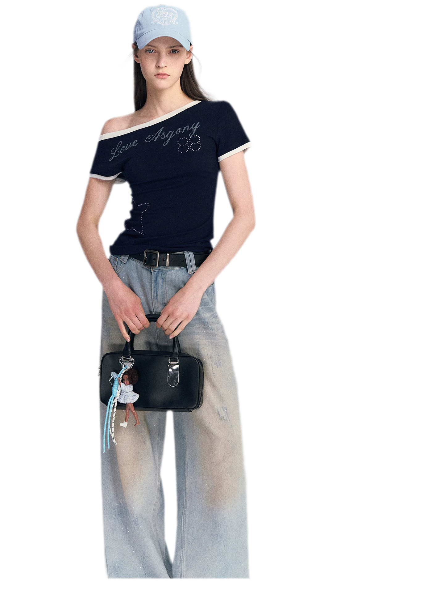 Lyocell Off-Shoulder Tee