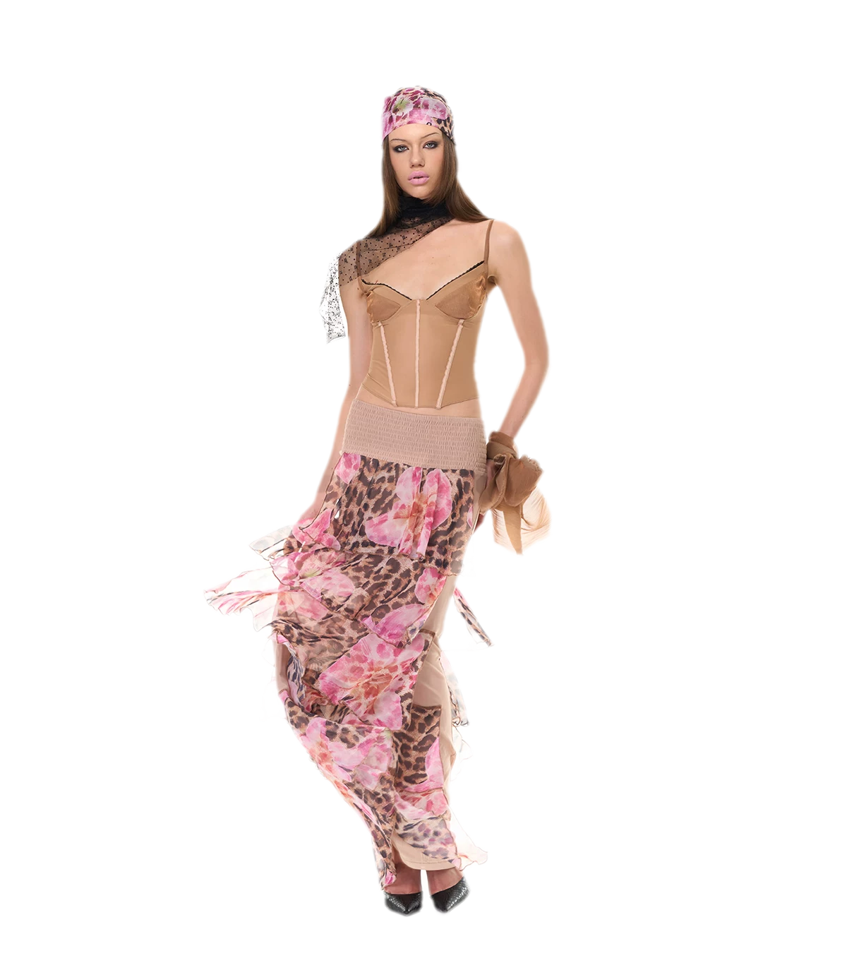 Lace Mesh Slim Cami