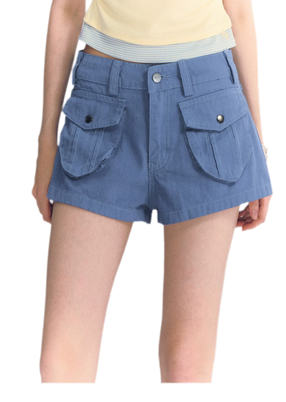 Low-Waist Cargo Shorts