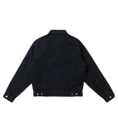 Cross Statue Denim Jacket